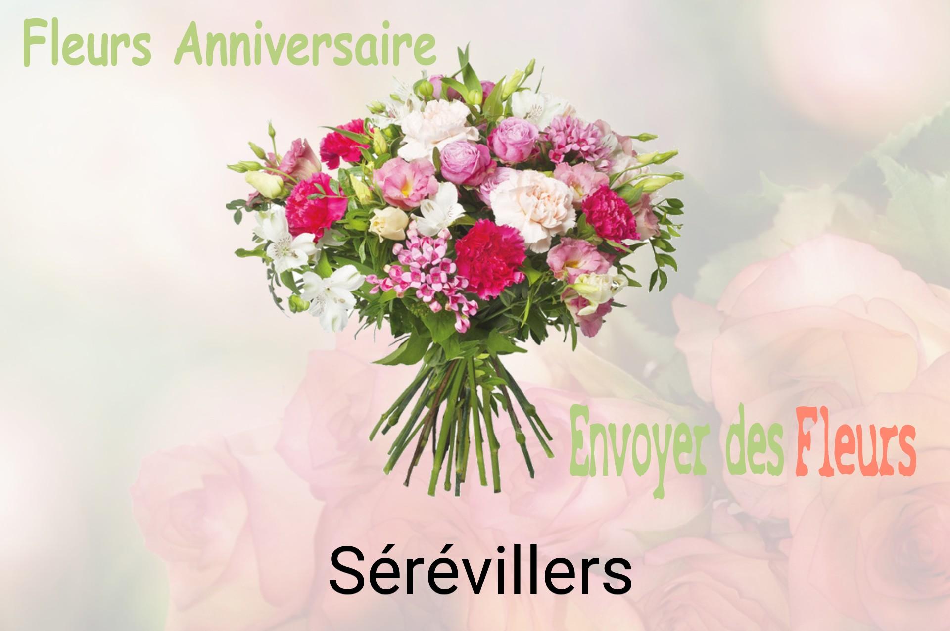 Bouquet de fleurs d’anniversaire livré à Sérévillers