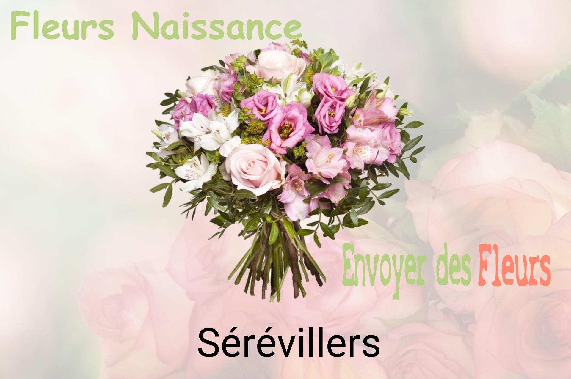Bouquet de fleurs de naissance livré à Sérévillers